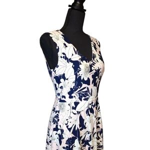 Tommy Hilfiger Sleeveless Floral Stretch Dress Sz 4